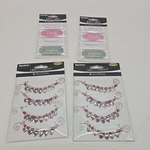 2 Sets PAPERBILITIES Clear Acrylic Labels 16pcs 2 Sets Embellishments 8pcs